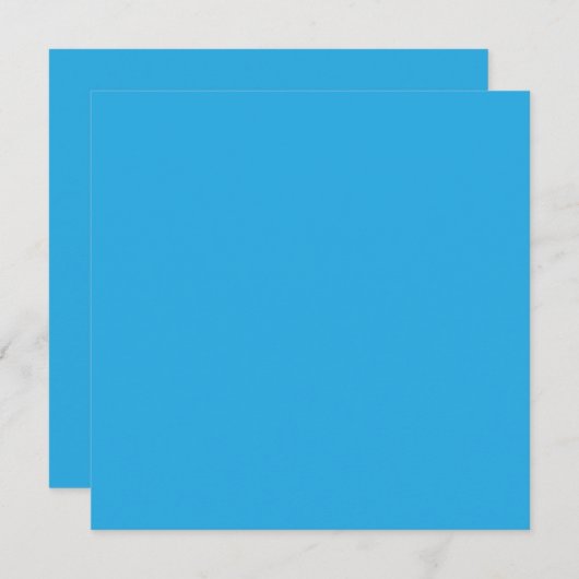 Flat Sky Blue Background for Web & Print シーズンカード (正面/裏面)
