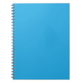Flat Sky Blue Background for Web & Print ノートブック (正面)