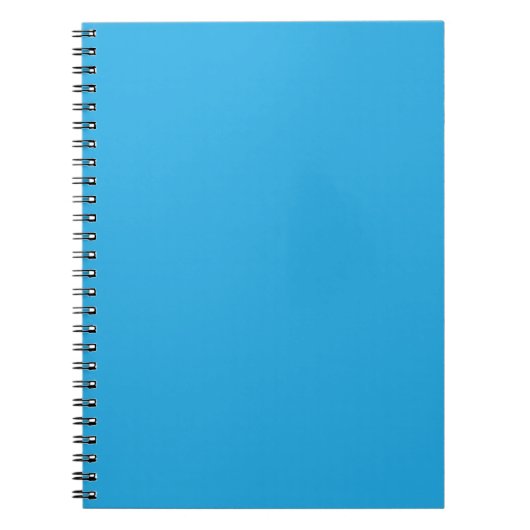 Flat Sky Blue Background for Web & Print ノートブック (正面)