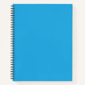 Flat Sky Blue Background for Web & Print ノートブック (正面)