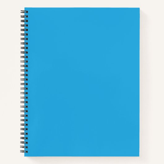 Flat Sky Blue Background for Web & Print ノートブック (正面)
