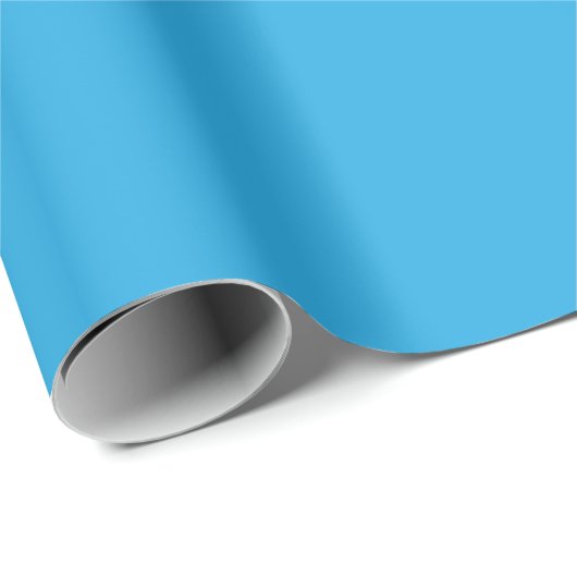 Flat Sky Blue Background for Web & Print ラッピングペーパー (ロールコーナー)
