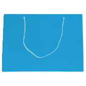 Flat Sky Blue Background for Web & Print ラージペーパーバッグ (正面)