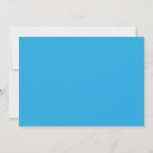 Flat Sky Blue Background for Web & Print 招待状 (正面)