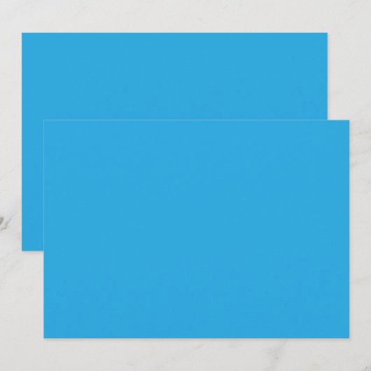 Flat Sky Blue Background for Web & Print 招待状 (正面/裏面)