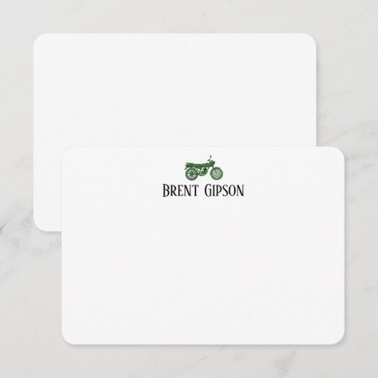 Flat Stationary Note Card ノートカード (正面/裏面)