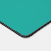 Flat Teal Background – Back-to-School Texture デスクマット (コーナー)