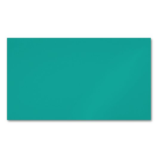Flat Teal Background Texture  マグネット名刺 (正面)