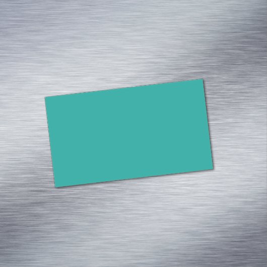 Flat Teal Background Texture  マグネット名刺 (インサイチュ)