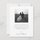 Flat Thank You Card サンキューカード (裏面)