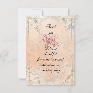 Flat Thank You Card サンキューカード