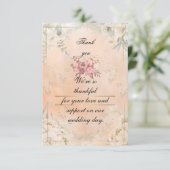 Flat Thank You Card サンキューカード (スタンド正面)