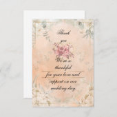 Flat Thank You Card サンキューカード (正面/裏面)