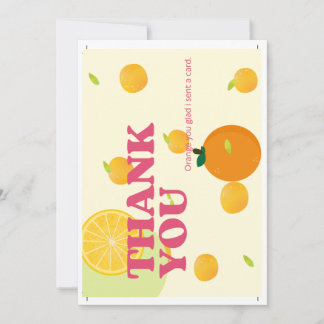 Flat Thank You Card サンキューカード