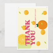 Flat Thank You Card サンキューカード (正面/裏面)