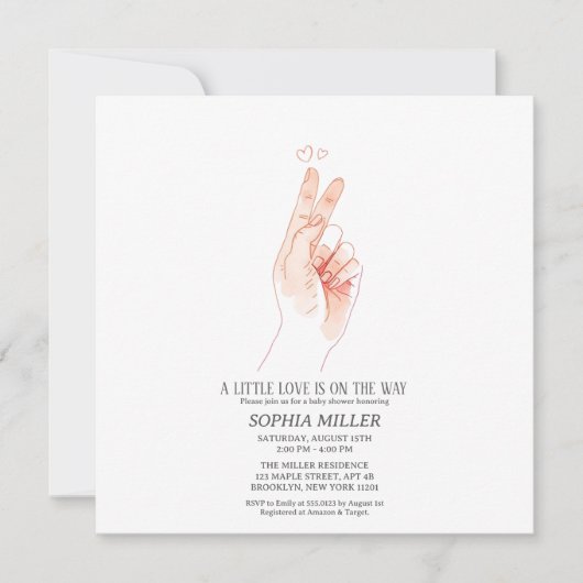 Flat Thank You Card サンキューカード (正面)