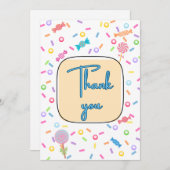 Flat Thank You Card サンキューカード (正面/裏面)