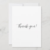 Flat Thank You Card サンキューカード (裏面)