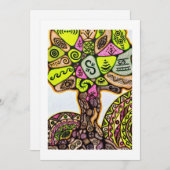 Flat Thank You Card サンキューカード (正面/裏面)