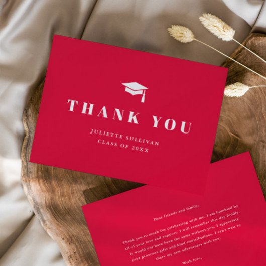 Flat Thank You Card サンキューカード