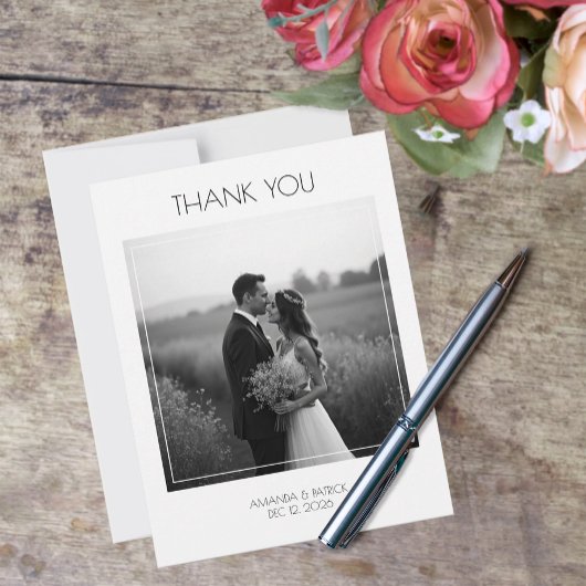 Flat Thank You Card サンキューカード