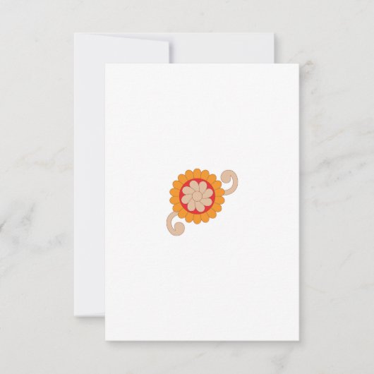 Flat Thank You Card サンキューカード (正面)