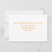 Flat Thank You Card サンキューカード (裏面)