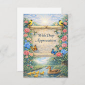 Flat Thank You Card サンキューカード (正面/裏面)