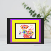 Flat Thank You Card jGibney 博物館 Zazzle サンキューカード (スタンド正面)