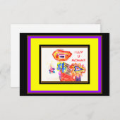 Flat Thank You Card jGibney The Museum Zazzle サンキューカード (正面/裏面)