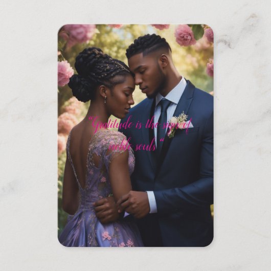 Flat Thank You Card, trendinng usa サンキューカード (正面)