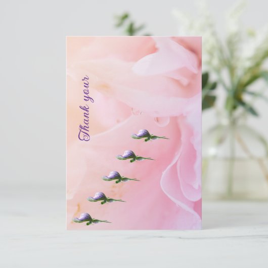 Flat thank you note サンキューカード (スタンド正面)