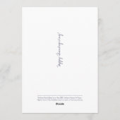 Flat Thanksgiving Card シーズンカード (裏面)