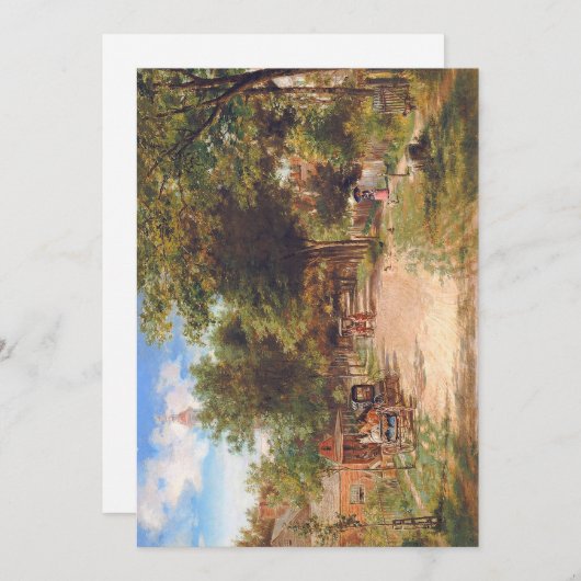 Flat Thanksgiving Card シーズンカード (正面/裏面)