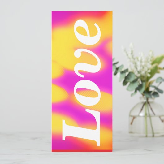 Flat Valentines day card. カード (スタンド正面)