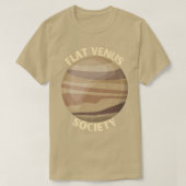 Flat Venus Society Venus Space Eploration Gift Tシャツ (デザイン正面)