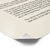 Flat White Coffee ポスター (コーナー)