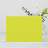 Flat Yellow Background – Back-to-School Texture サンキューカード (スタンド正面)