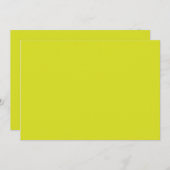 Flat Yellow Background – Back-to-School Texture サンキューカード (正面/裏面)