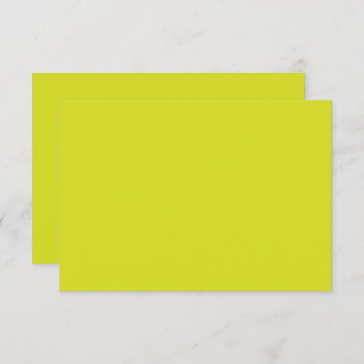 Flat Yellow Background – Back-to-School Texture サンキューカード (正面/裏面)