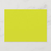 Flat Yellow Background – Back-to-School Texture シーズンポストカード (正面)