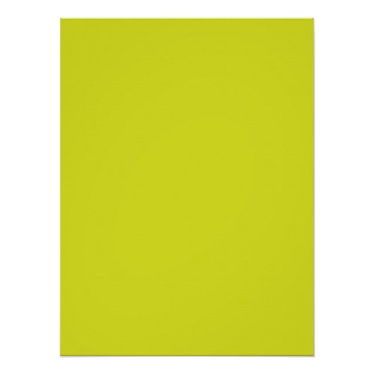 Flat Yellow Background – Back-to-School Texture ポスター (正面)