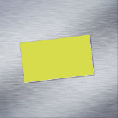 Flat Yellow Background – Back-to-School Texture マグネット名刺 (インサイチュ)