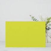 Flat Yellow Background – Back-to-School Texture 便箋 (スタンド正面)