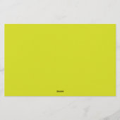 Flat Yellow Background – Back-to-School Texture 便箋 (裏面)
