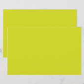 Flat Yellow Background – Back-to-School Texture 便箋 (正面/裏面)