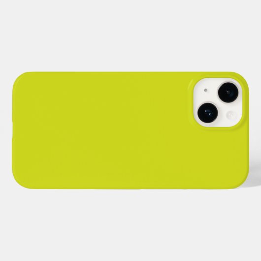 Flat Yellow Background – Back-to-School Texture Case-Mate iPhoneケース (裏面 (横))