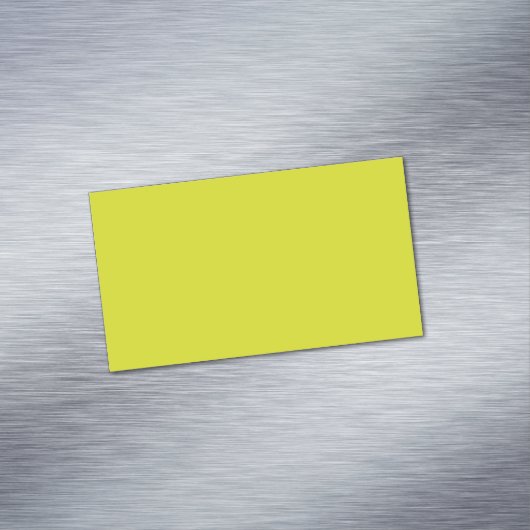 Flat Yellow Background Texture  マグネット名刺 (インサイチュ)