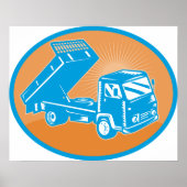 Flatbed Truck Vehicle Poster ポスター (正面)