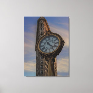 Flatironの建物、ニューヨークシティ キャンバスプリント